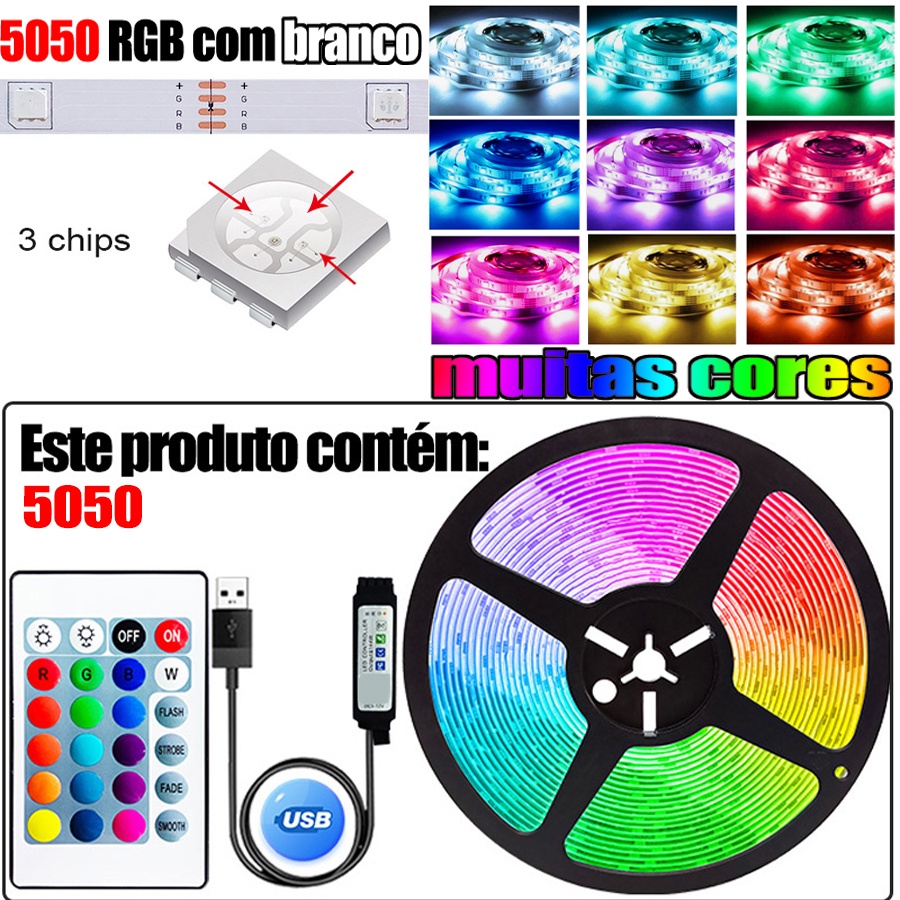 TIRA LED RGB USB / FITA LED RGB USB