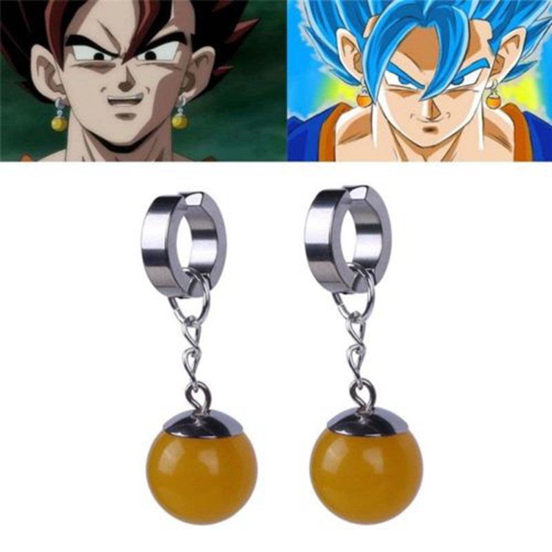 Anime Super Dragon Ball Z Vegetto Potara Brinco Cosplay Brincos Orelha ...