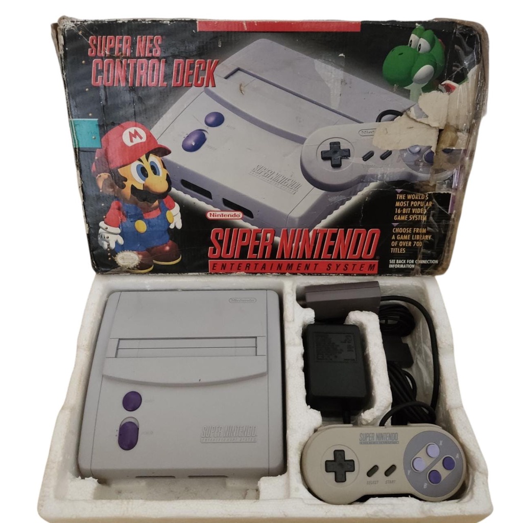 Super Nintendo todo Original na Caixa. Lance Livre. Aco