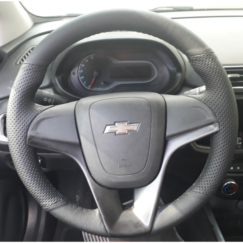 capa de volante costurada onix/cobalt/prisma/sonic/spin