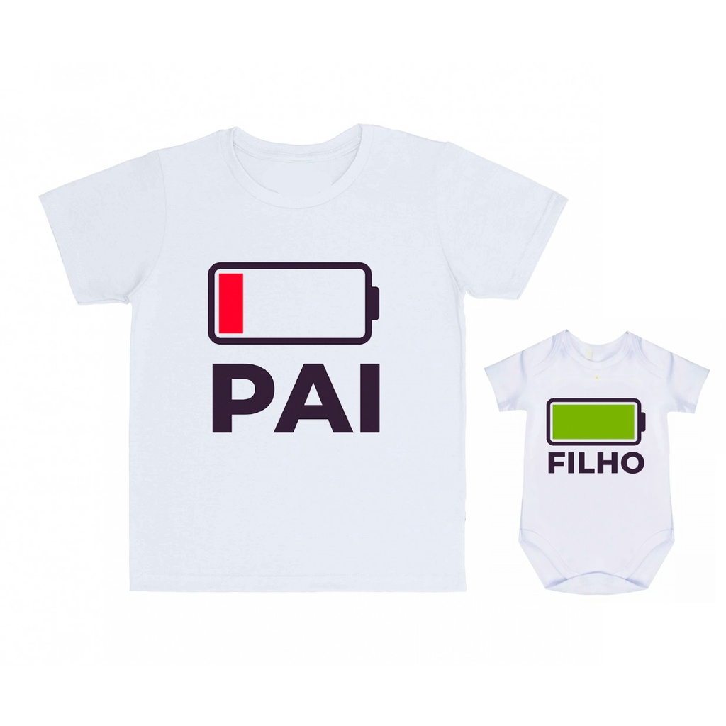 Camiseta + Body Tal Pai Tal Filho Naruto