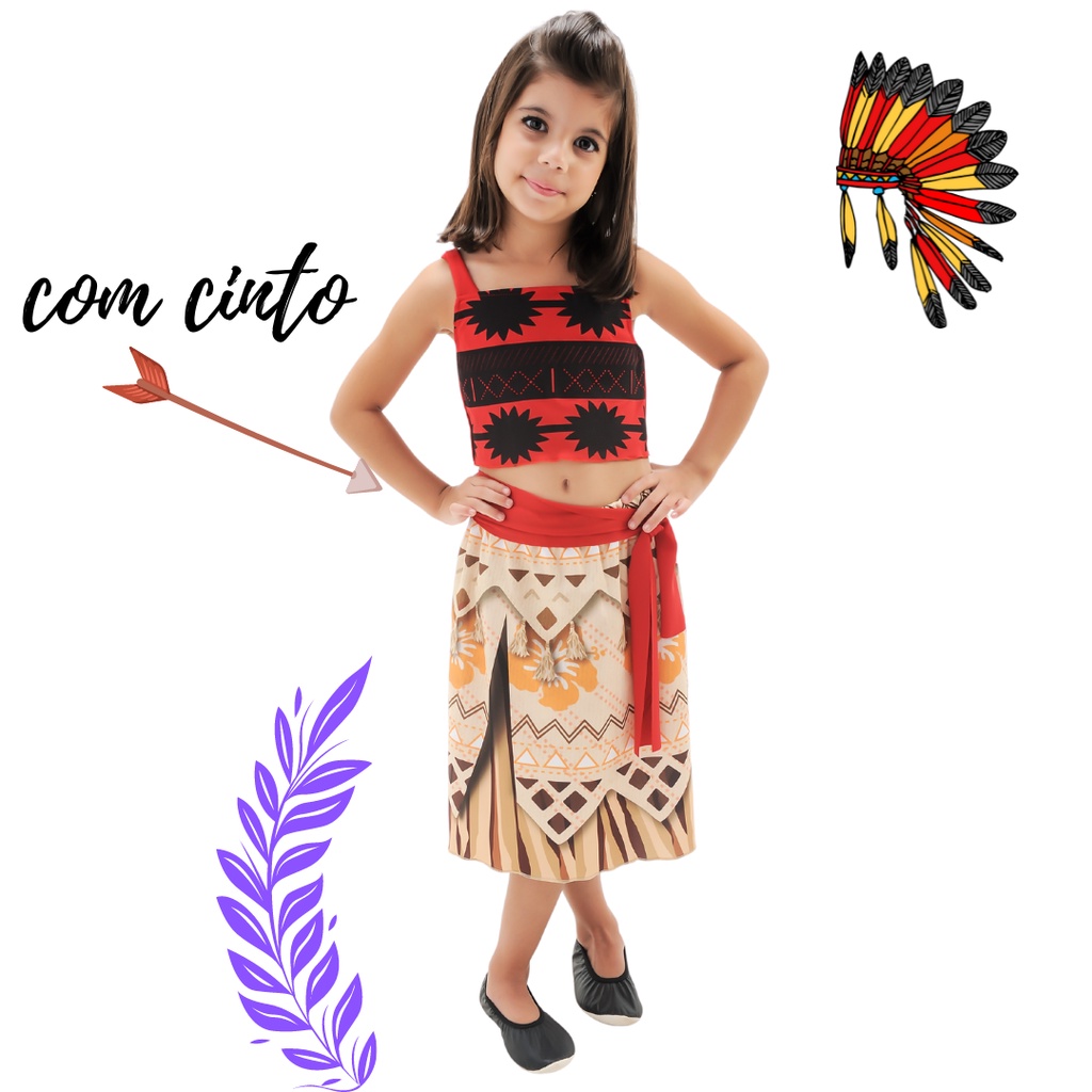 ❤️CONJUNTO INFANTIL,FANTASIA DA MOANA, PRIMEIRA PARTE ,❤️BLUSA