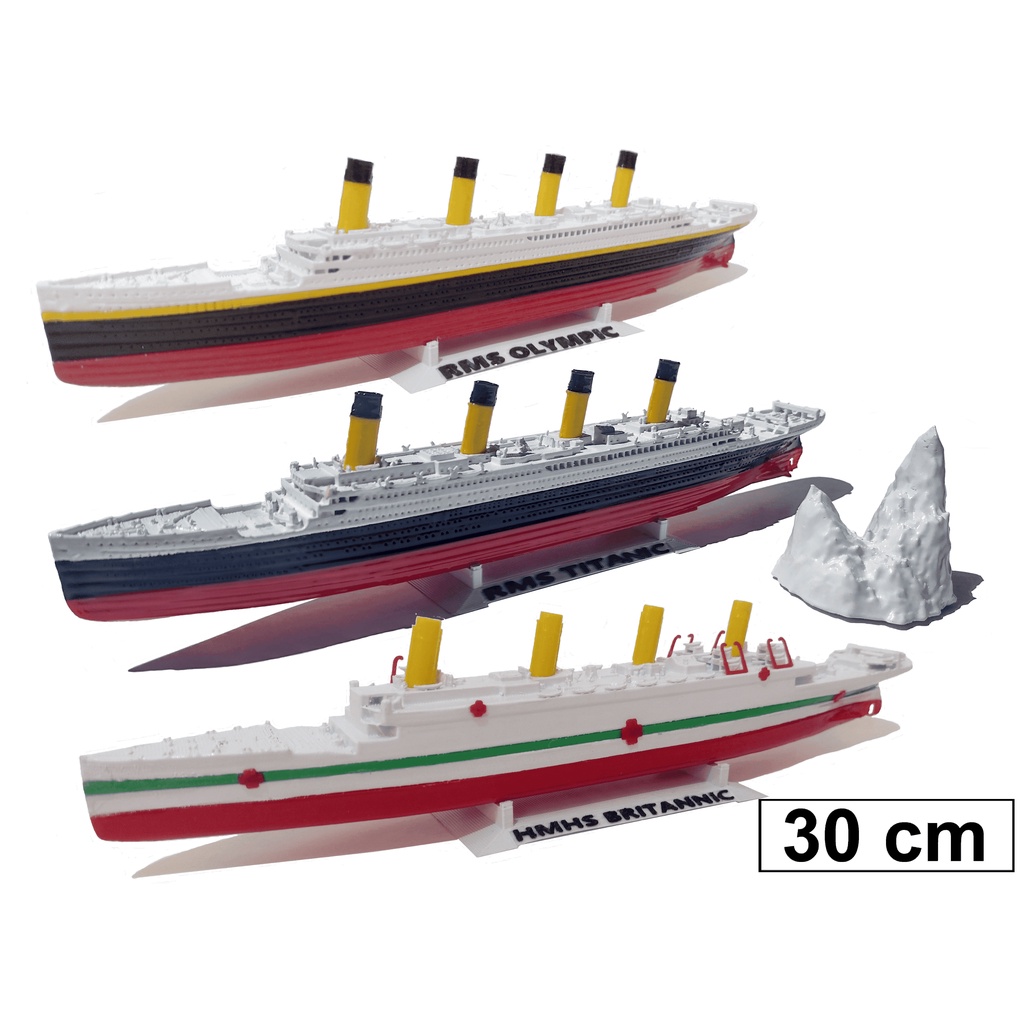 thumbnail image 2 of RMS TITANIC 1/1250 Diecast Model Ship ATLAS 2 of 9