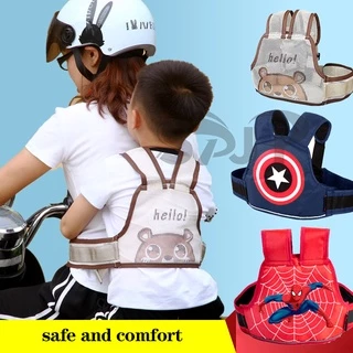 Marvel Baby Kid Arnés de cinturón de seguridad para bicicleta, motocicleta, coche, vehículo eléctrico