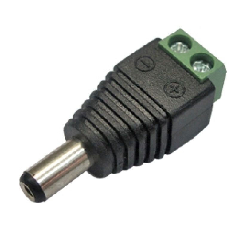 Conector Plug P4 Macho Com Borne P/ Cftv Camera Fonte | Shopee Brasil
