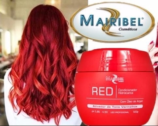 Maribel Hidratante Matizador Red 500gr | Realce a Beleza do Seu Cabelo Vermelho