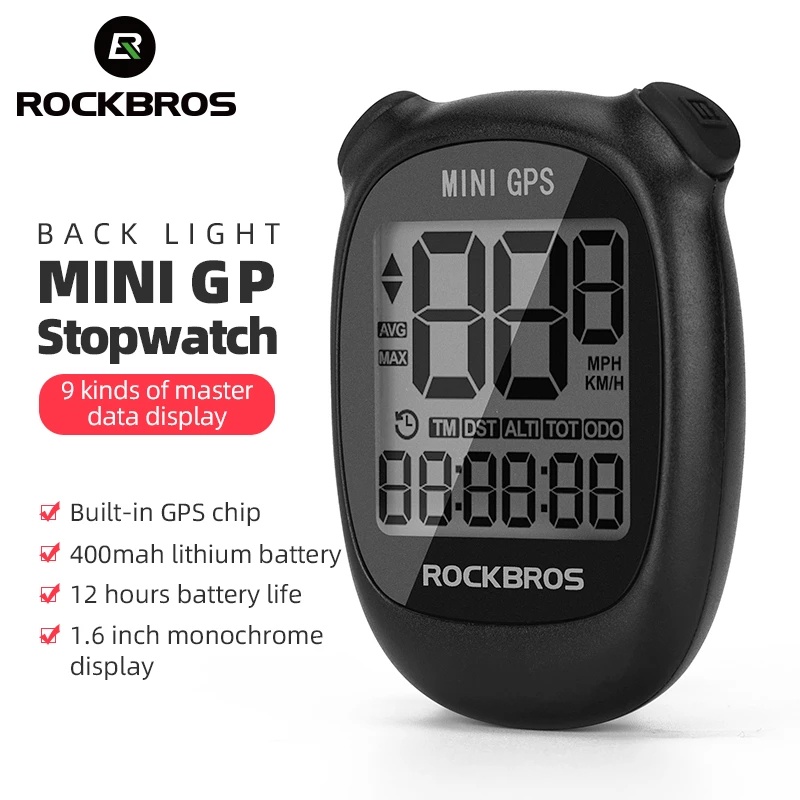 Computadora Para Bicicleta ROCKBROS G1 Con GPS - Velocímetro, Sensor, A Prueba De Agua