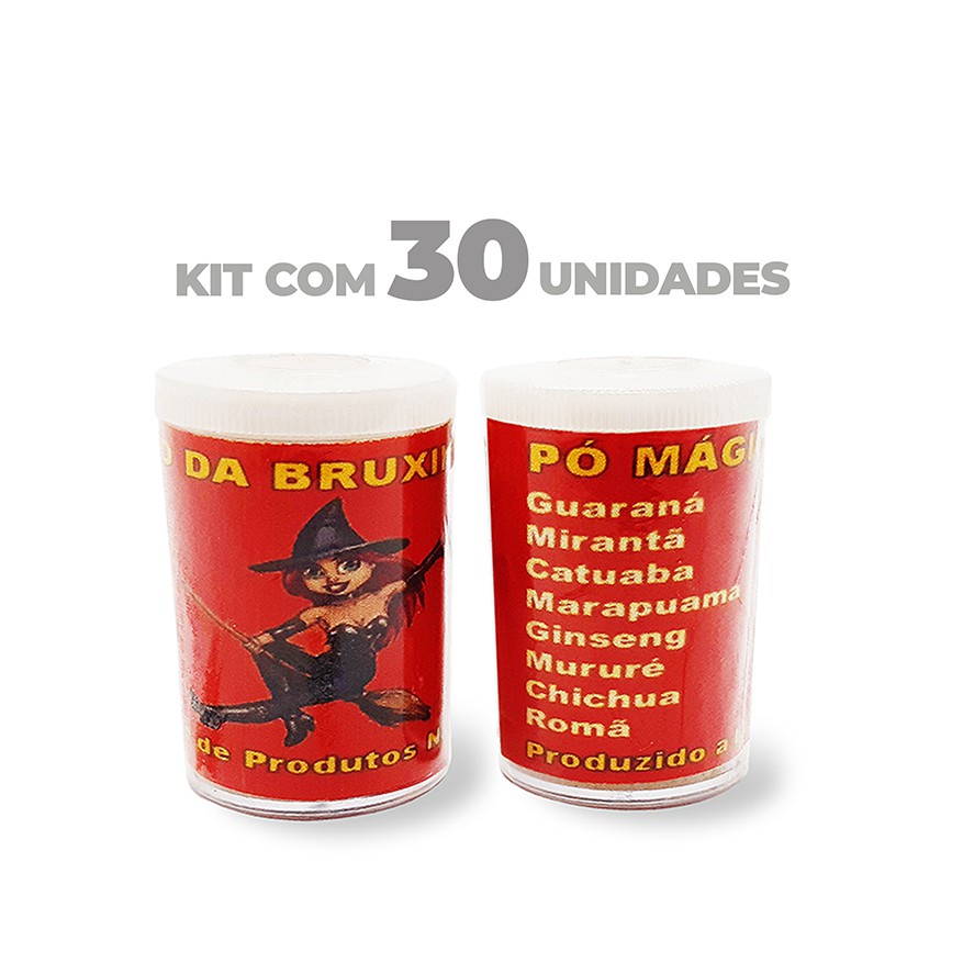 Kit C30 Pó Magico Da Bruxa Energético Estimulante Shopee Brasil