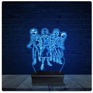 Luminária Led Acrilico Abajur - Stranger Things Netflix 10