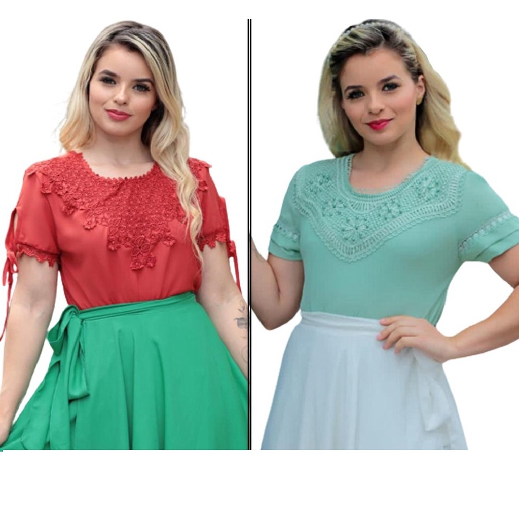 Blusas best sale evangelicas baratas