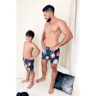 Samba Canção Masculino Adulto E Infantil - Personagens