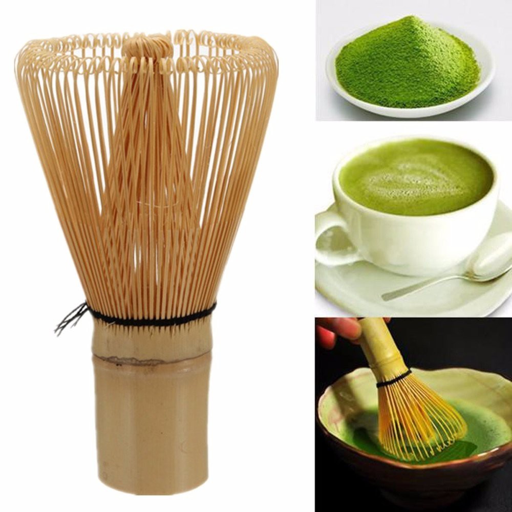 Frusta Per Matcha Frusta Di Bambù Chasen Per Tè Matcha - 100 Steli, Per Cerimonia Giapponese Matcha Whisk - 6