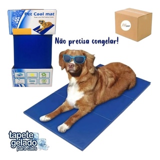 Tapete Gelado Refrescante Cães Cachorro E Gatos 50 X 65 Pet