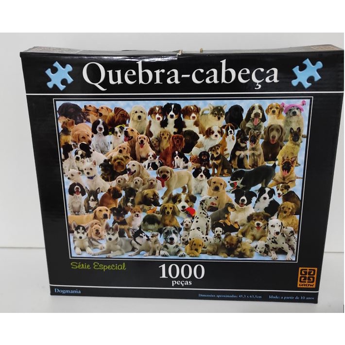 Quebra-Cabeça 1000 Peças - Dogmania - MP Brinquedos