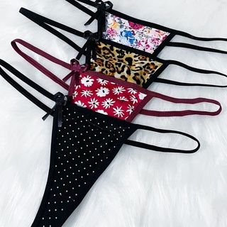 Kit 10 Calcinha Tanga Lingerie Meio Fio Uma Tira Atacado