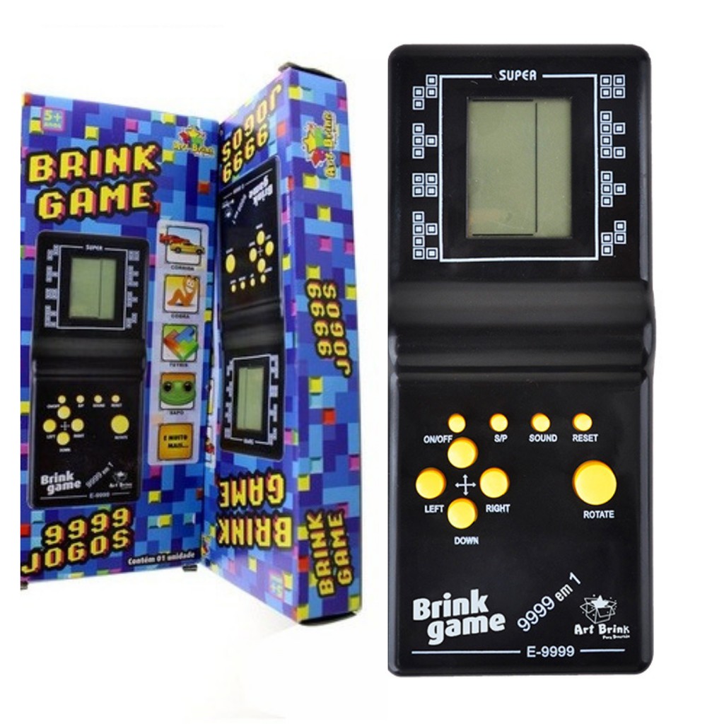 Mini Game Brink Game portátil Jogos antigos retro 9999 in 1 Famoso