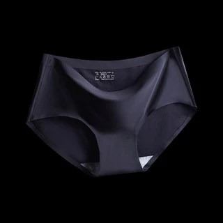 Estoque Pronto À Prova De Mulheres Moda Uma Peça Sem Costura Calcinha De Seda Gelo Meninas Roupas Íntimas