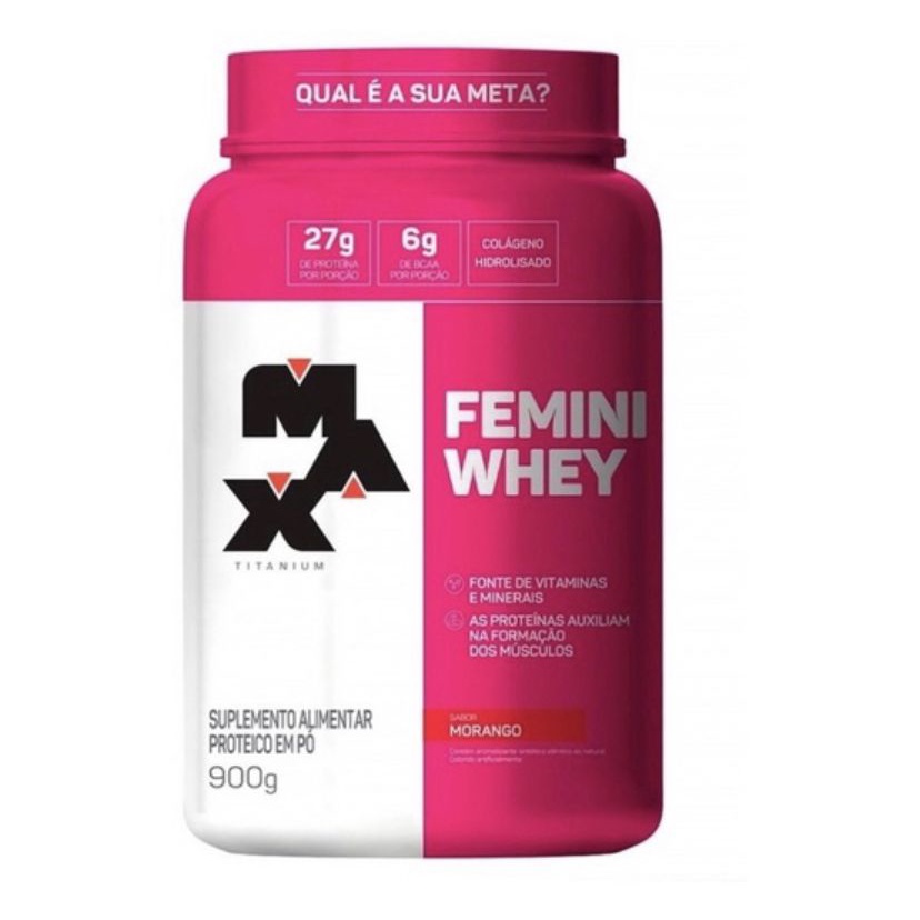 Whey Feminino Femini Whey 900g – Max Titanium