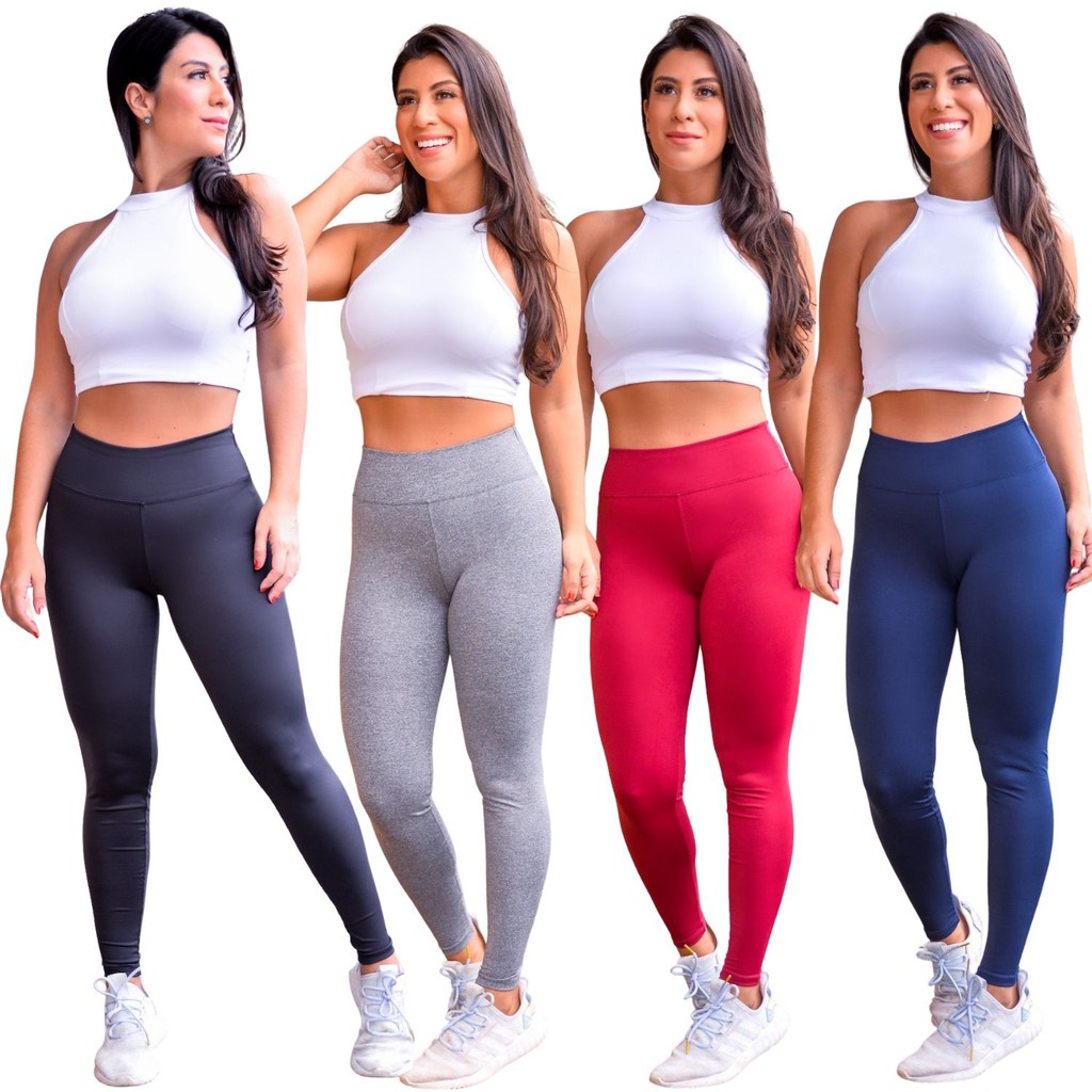 Legging X Cintura Alta Suplex Modela Fitness Academia Moda