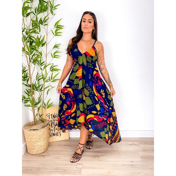 Vestidos com hot sale estampas de tucano