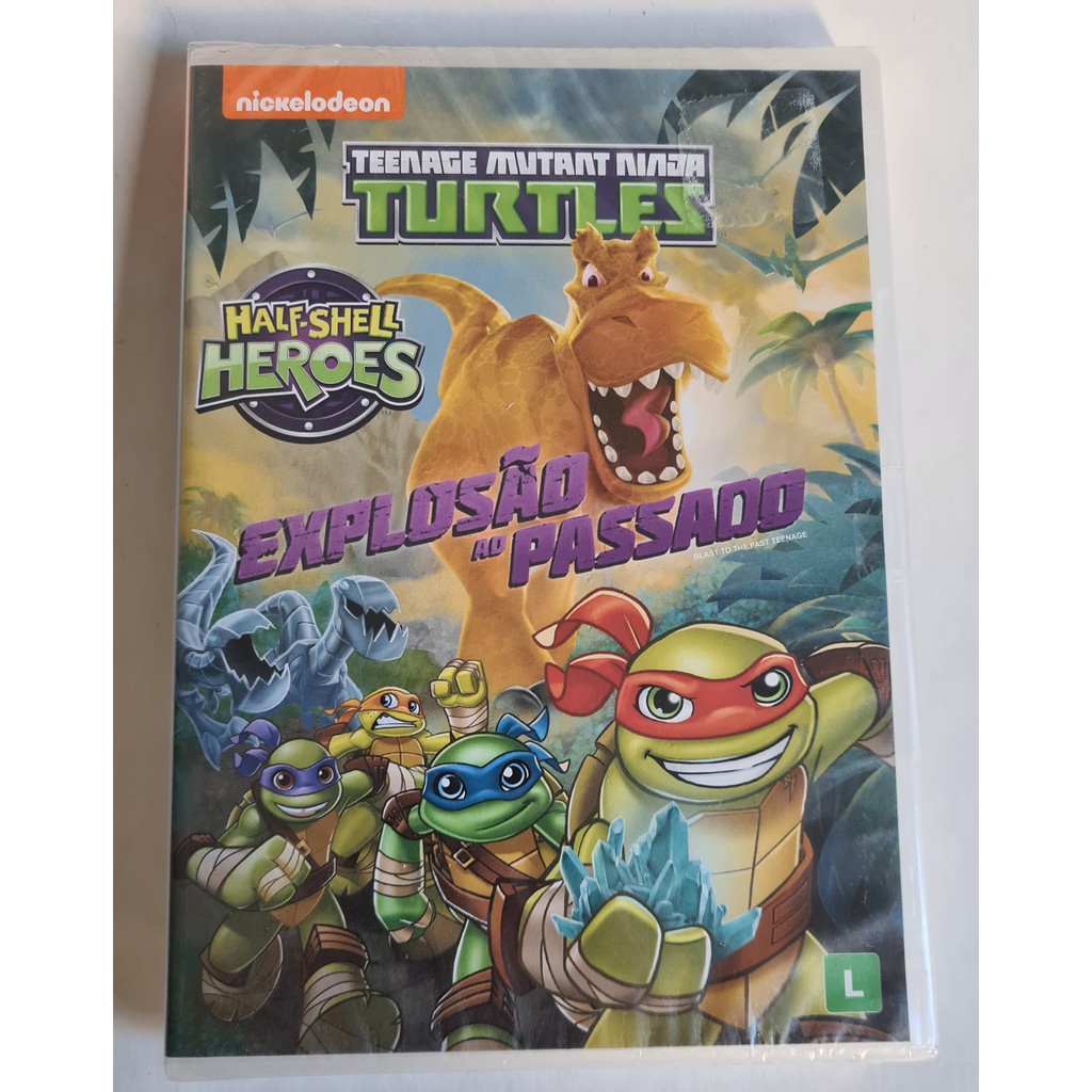 DVD Tartaruga Ninja Half-Shell Heroes Explosão ao Passado Original Lacrado