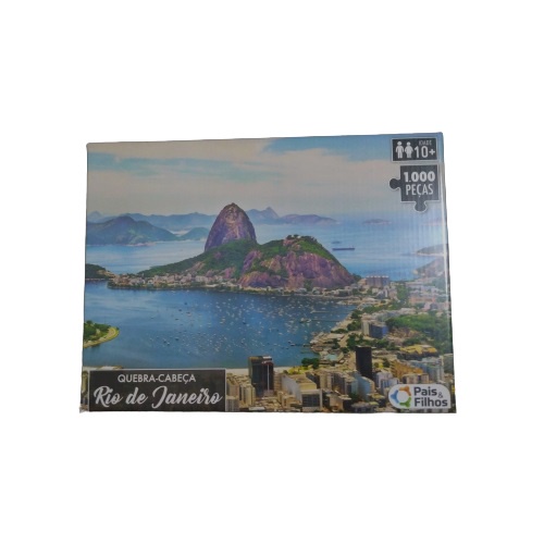 Quebra-Cabeça 1000 peças Rio De Janeiro – Pais e Filhos - Papelaria Criativa