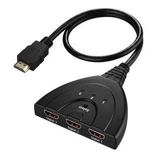 HDMI 3X1 3 Porta IN 1 OUT Interruptor De Rabo De Porco HDCP 1080P HD Hub V1.4B Cabo Adaptador Divisor Para HDTV