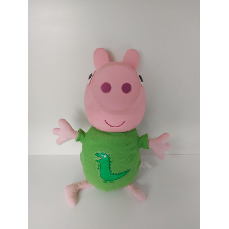 KIT Toalha + Pelúcia George 43X25cm Desenho Peppa Pig Fofo - Loja