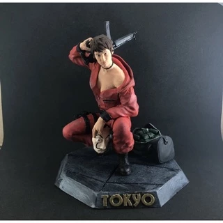 Boneca colecionável figure da Tokyo La Casa de Papel em impressão 3D.