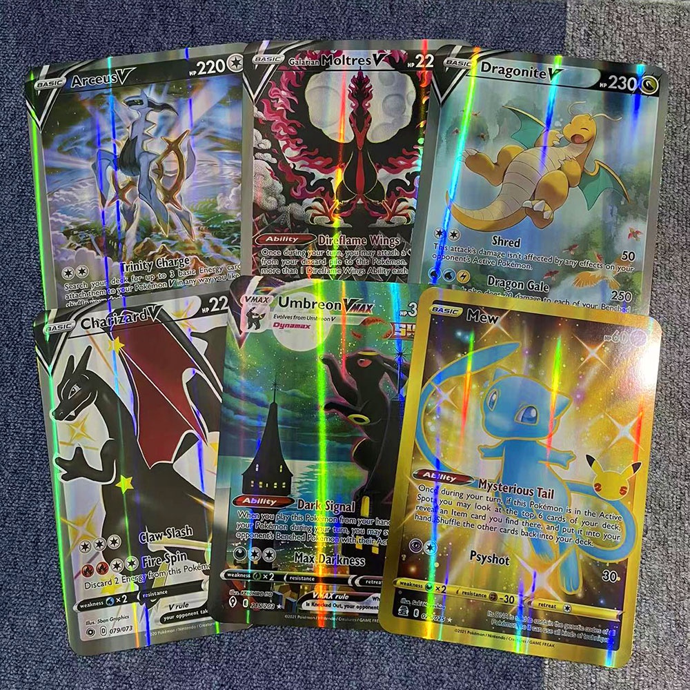 3 Cartas Pokémon Raro Brilhantes Chances Gx Vmax Vstar Jumbo - atelie -  Deck de Cartas - Magazine Luiza