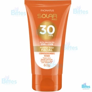 Protetor Solar Facial FPS 30 Facinatus Cosméticos Alta Proteção Não Oleoso