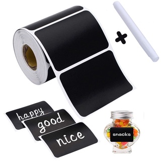 1 Rolo 300 Etiquetas Adesivas Lousa Fita + 1pçs Caneta Giz Liquido