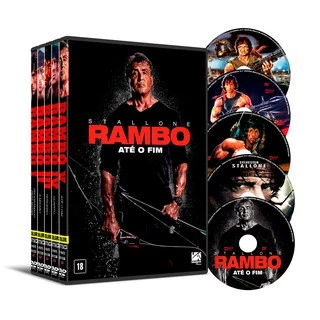 Dvd Coleção Clássico Rambo 5 Filmes Dual Áudio
