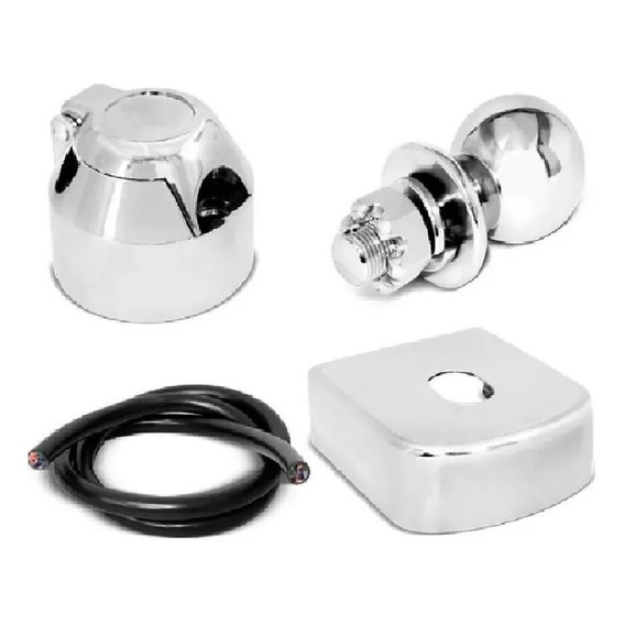 Kit Para Engate Reboque Bola Tomada Capa 90mm/9cm Fio Full