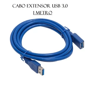 Cabo Extensor Usb 3.0 Macho X Fêmea 1 Metro