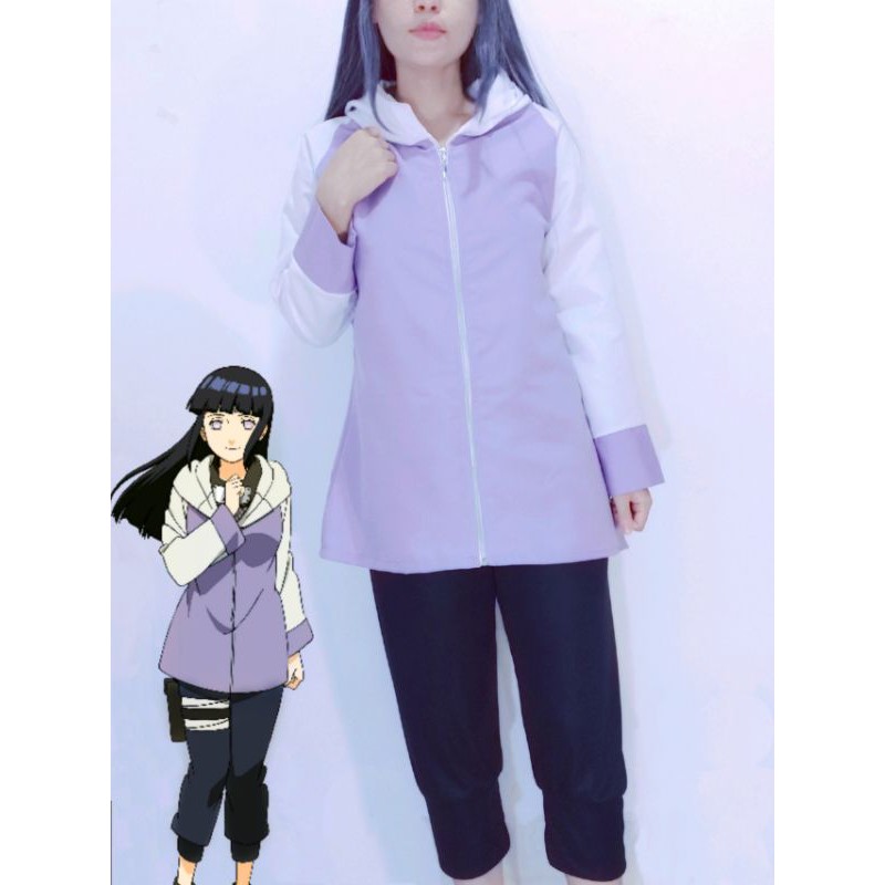 Cosplay Hinata Hyuga Naruto Shippuden tamanho brasileiro