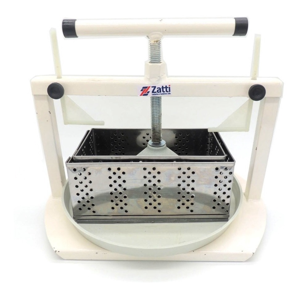 Prensa Queijo 2 Formas Retangular em Inox Zatti - Promoção