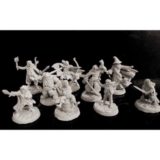 Miniatura O SENHOR DOS ANEIS Resina Flexível RPG + Base