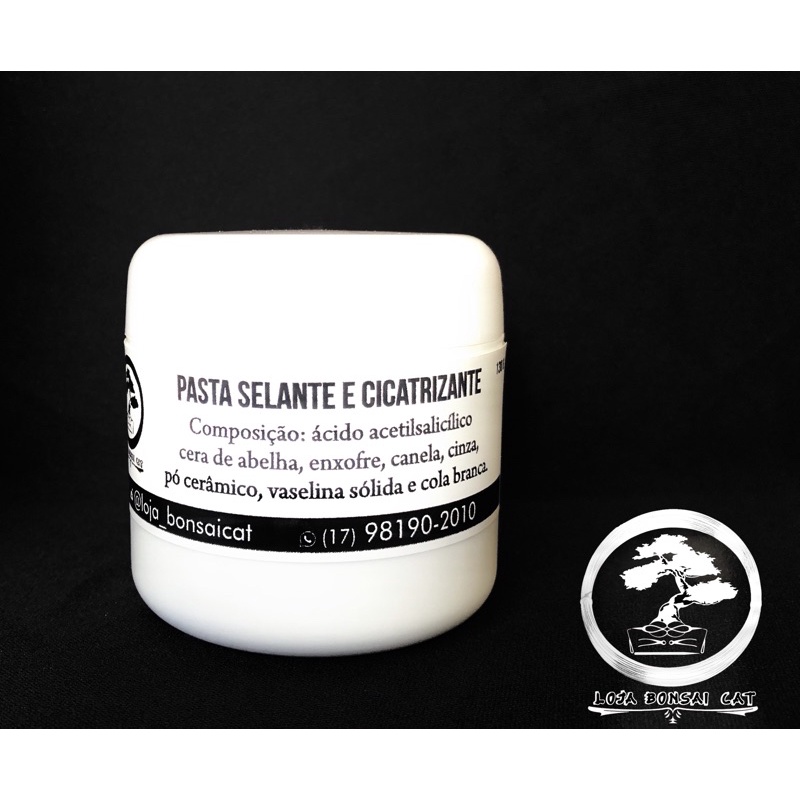 Pasta Selante e Cicatrizante para bonsai 60g Loja Bonsai Cat Shopee Brasil