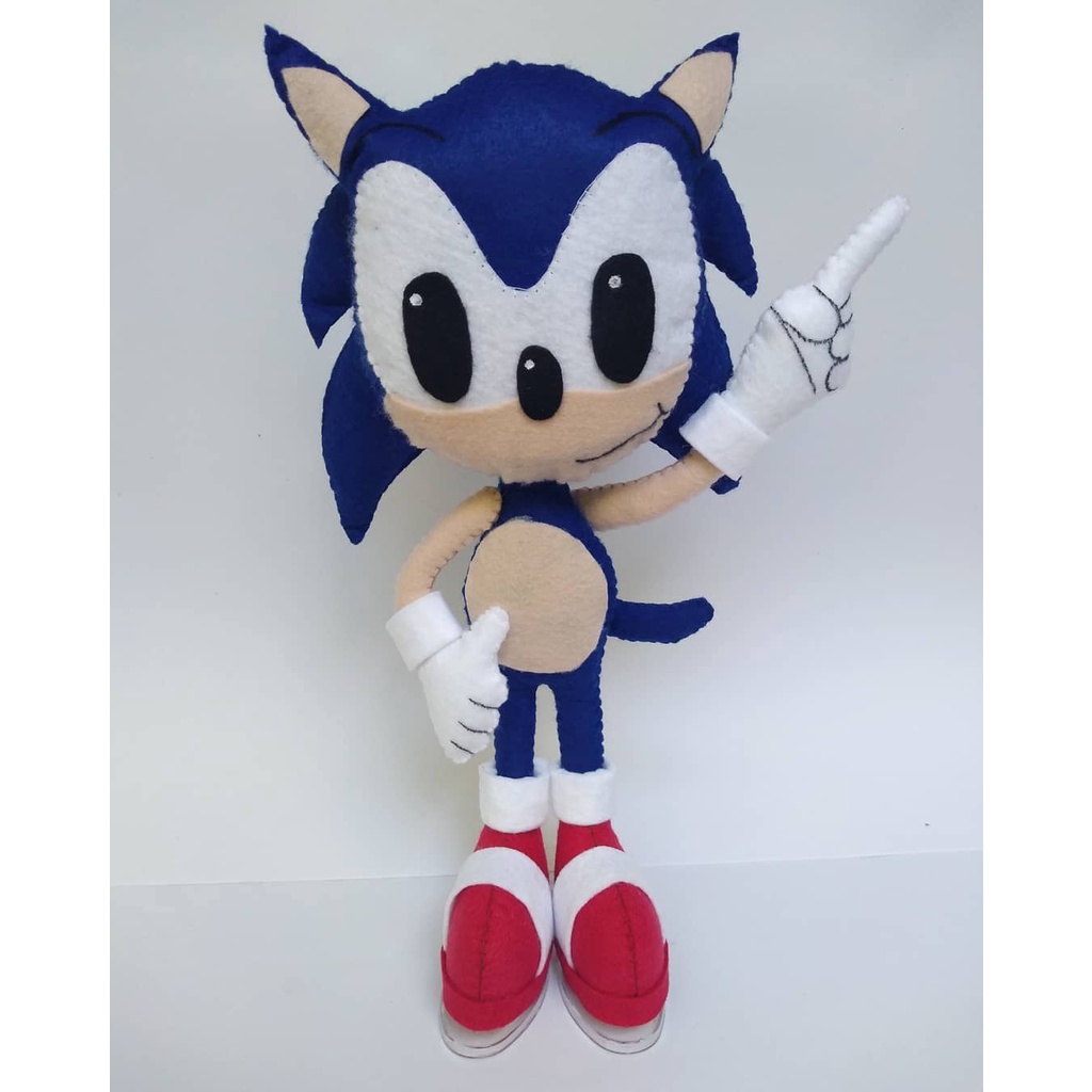 Bonecos Sonic em Feltro (preço Unitário)