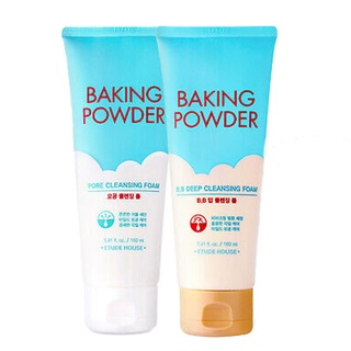 etude house baking powder pore cleansing foam / bb deep cleansing foam 160ml