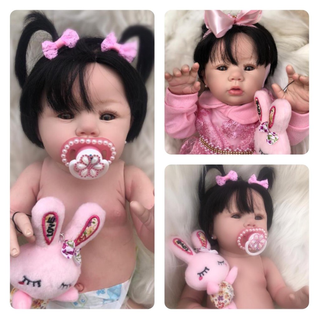 Bebê Reborn Realista Abigail Smile - Mundo das Bonecas Reborn