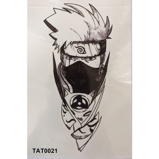 1 peça Tatuagem adesiva temporária Naruto tattoo akatsuki uchiha kakashi  itachi sasuke anime ninja