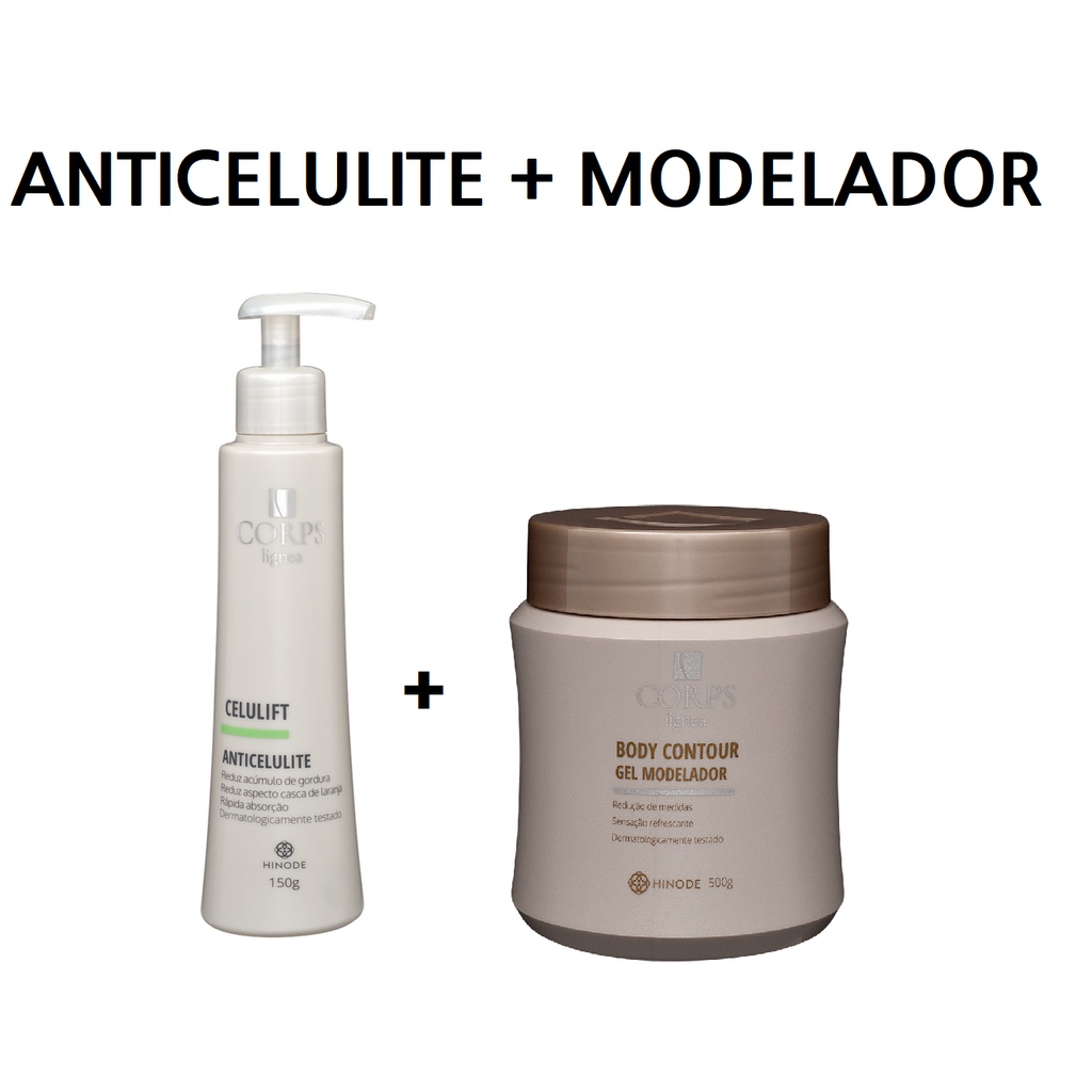 Kit Gel Modelador + Creme Anticelulite Corps Hinode