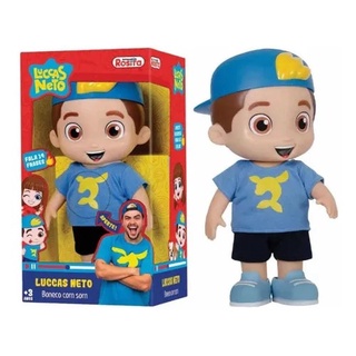 Boneco Lucas / Brinquedo Com Som Fala 14 Frases