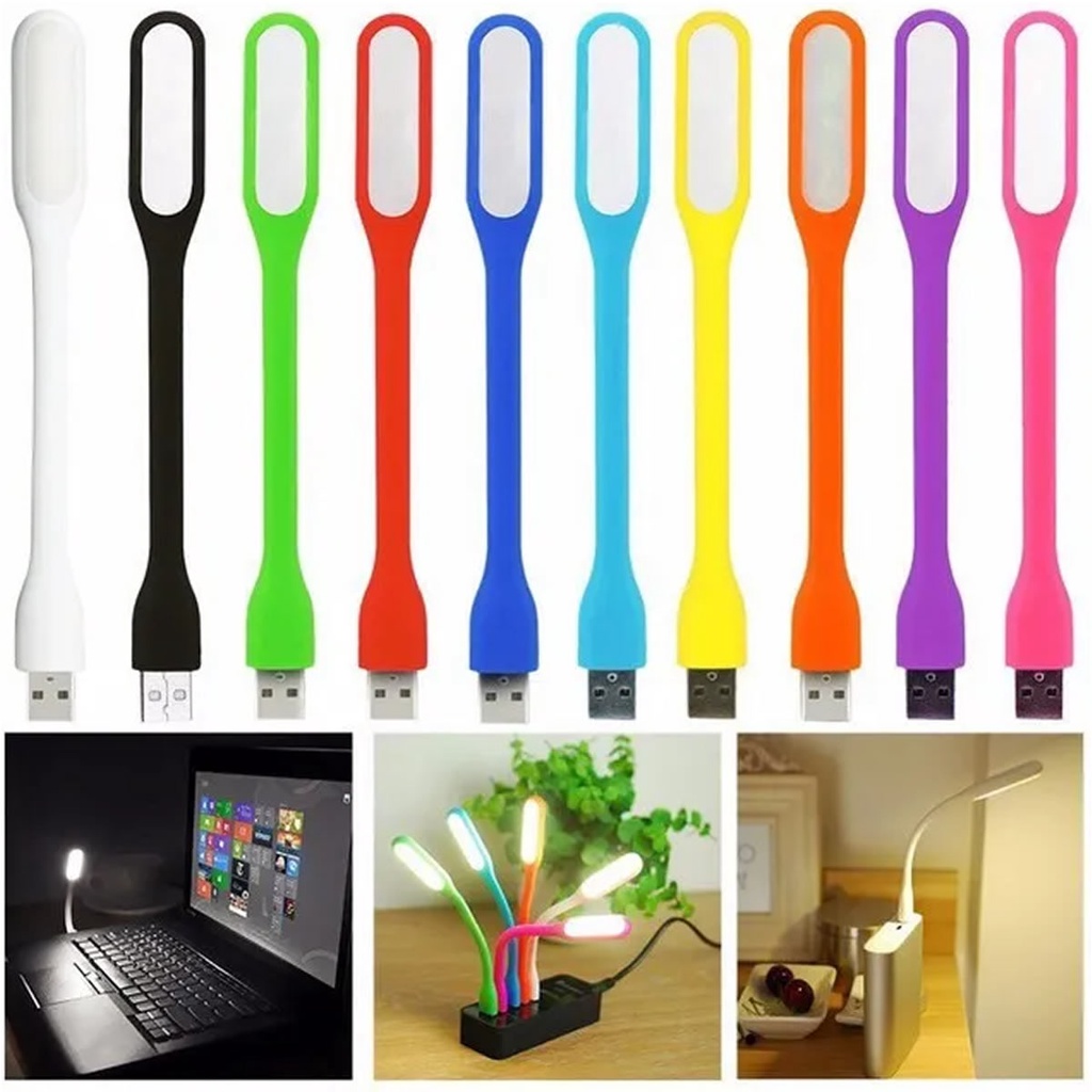 Lampada Led usb Mini luminária Para Notebook Power bank carregador ...