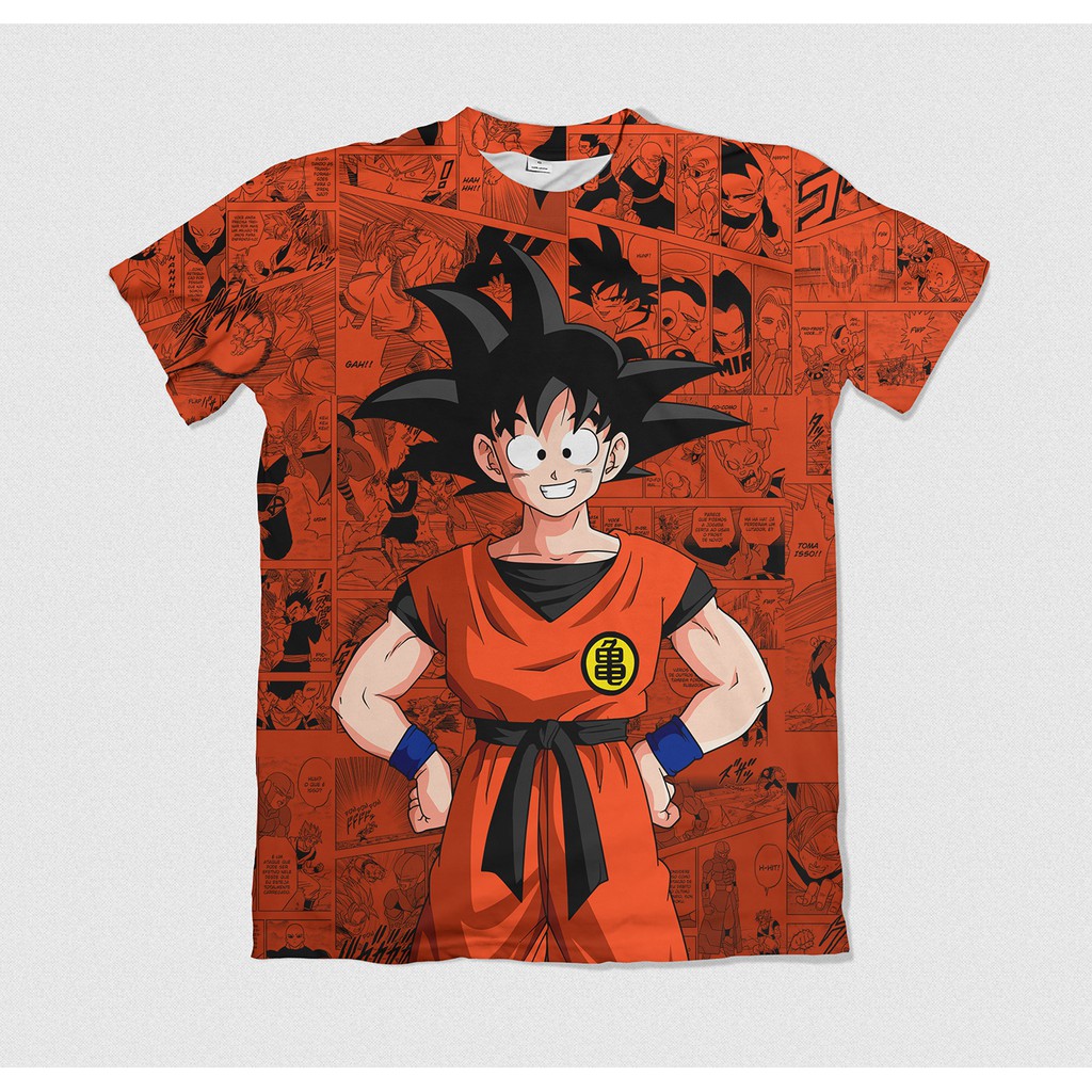 Camisa, Camiseta Goku Desenho Dragon Ball Z Blusa Dbz