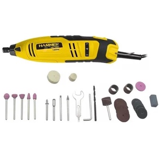 Kit micro retifica 150 watts e 40 acessorios GYMI150 Hamme
