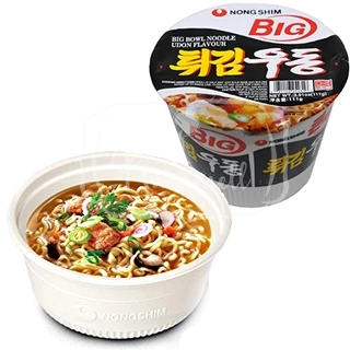 Guloseimas Importadas Coreia - Lamen Macarrão instantâneo - Nong Shim Big Bowl Noodle Udon Tempura