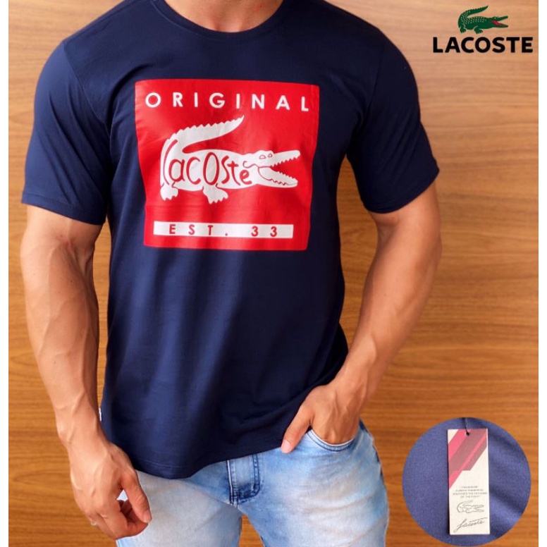 Camisa masculina Lacoste Nova - original | Shopee Brasil